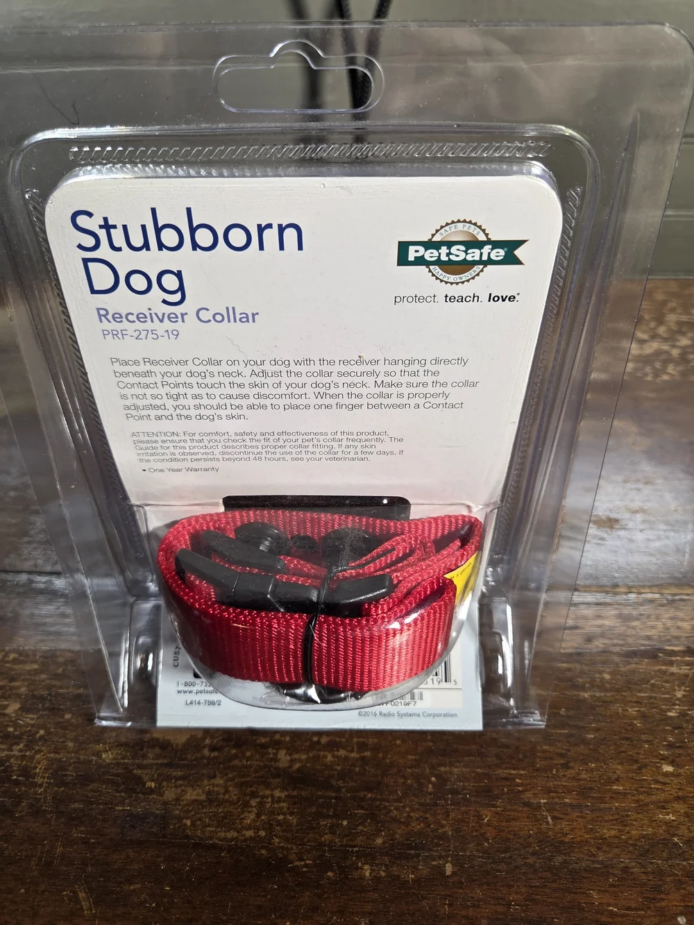 PetSafe Stubborn Dog Receiver Collar - Black and Red